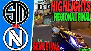 TSM vs ENVY | HIGHLIGHTS | SEMI FINAL | First Strike NA Regional Final BO3