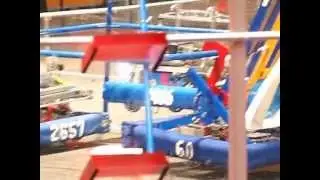Team 842 Robot Climbs The Pyramid
