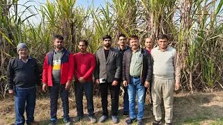 बिजनौर: किसान के खेत पर पहुँचे चांगीपुर शुगर मिल के अधिकारी | Bijnor TV