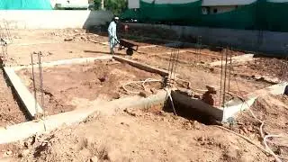 Plinth beam and back filling Earth work