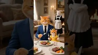 The Cat Princess and the Stolen Meat 🍖 | Emotional Story of Forgiveness #funnyvideo #cat #catstory