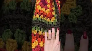 Кардиган из бабушкиных квадратов.