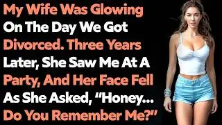 My Wife Was Glowing On The Day We Got Divorced. 3 Yrs Later, She Saw Me At a Party, & Her Face Fell
