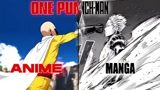 All the differences in the One-Punch Man ANIME&MANGA