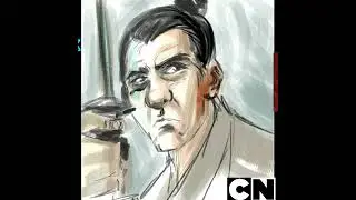 DRAWING SAMURAI JACK SEMI REALISM #shorts
