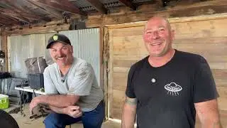 Full Custom Ian and ​⁠@HalfassKustoms Working On Little Jewel! Full Vid Coming Soon!