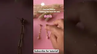 DIY Pearl drop earrings top latest design 2022. #shorts #diy #shortsvideo #smallbusiness