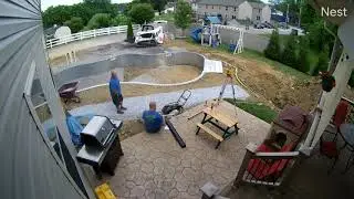 Inground Pool Installation Timelapse