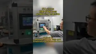 PU gloves high frequency embossing machine