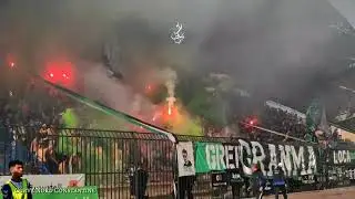 ambiance curva Nord Constantine match CSC RCArbaa 2-0 stade benabdelmalek