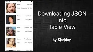 iOS Tutorial Downloading JSON into Table View in Swift 3