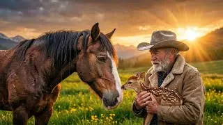 Why This Giant Horse Fought a Pack of Coyotes to Save a Baby Deer