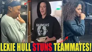 Caitlin Clark & Fever Team's PRICELESS Reaction to Lexie Hull's Surprise ❤️ | 2025 WNBA PLAYOFF
