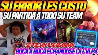 😲MACARIUS se MECH4 con su EQUIPO tras ERROR que les COSTO su PARTIDA a TODO su TEAM😲se ECH4N la CVLP
