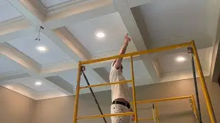 Interior Painting of High Ceiling and High Walls in Pierceton Indiana- Matthews&rsquo; Painting
