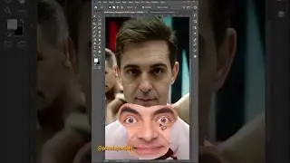 Berlin vs mr bean #shorts #photoshop #viral #faceswap