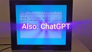 Commodore VIC-20 telnet to Retrocampus BBS