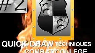QUICK DRAW HYBRID BLADE TECHNIQUE 2 - CROSSED TALONS /FCS KALI-  COMBAT COLLEGE