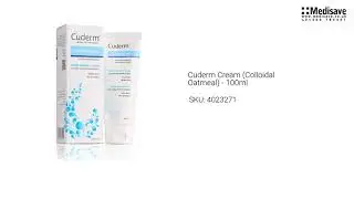 Cuderm Cream Colloidal Oatmeal 100ml 4023271