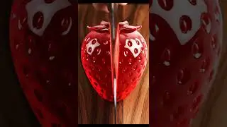 Frozen Crystal Strawberry ASMR 🍓