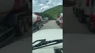 Slowest runaway truck ever, operated by the slowest thinking driver ever