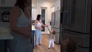 When he said &ldquo;this is for baby girl&rdquo;🥺 #thecarlins #shorts #cutebaby #dad #son #wife #husband #viral