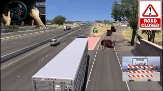 Big Accident With Truck - Kenworth W900 - Live Animal Transportation | American Truck Simulator