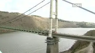 Zoom sur le chantier de démolition du Pont de Térénez
