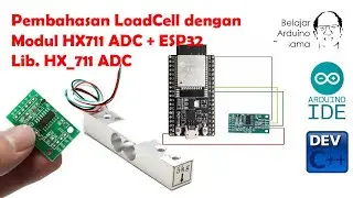 LoadCell + Modul HX711 + ESP32