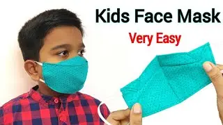 Kids face mask sewing tutorial | DIY Kids mask | How to Make Face Mask at Home for Kids