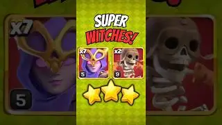 Mass Super Witch Attack Strategy! 🔥