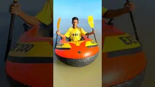 Лодка Explorer 200 ki на 2 человека 🛥️ Игры на воде #шорты ￼