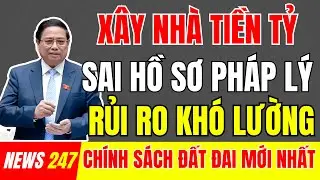 Nhà Càng Hoành Tráng Càng DỄ VƯỚNG LUẬT – Nhiều Người Đã Trả Giá ĐẮT | #tintuc  #datdai