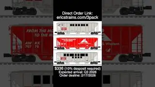 New O scale custom run! Order yours today! #trains #lioneltrains #ericstrains #railroads #models