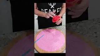How to add real flowers to a cake. #sweet16cake #artcakecreations