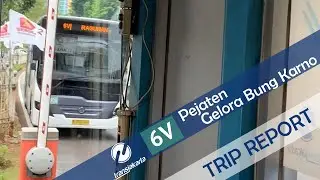 TRAVEL FROM PEJATEN TO SCBD WITH ONLY $0.2 | TransJakarta | 6V. Pejaten to Gelora Bung Karno