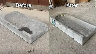 Turning a Piece of Concrete into a Fingerboard Ramp!