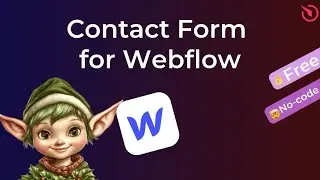 Webflow HACK: Add Contact Form for FREE (using Elfsight) 