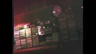 Vidicon tube camera test: low light, comet tails