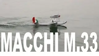 RC flying boat - Macchi M-33 Coupe Schneider - Porco Rosso