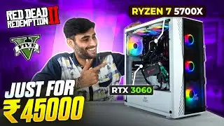 45,000/- Rs Gaming PC Build ⚡ Ryzen 7 5700X & RTX 3060 12GB ✅ PC Build Under 45K 🔥🤯