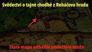 Tajná chodba od hradu Sion: Stará mapa odhaluje podezřelé místo
