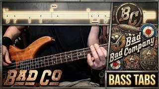 Bad Company by Bad Company - Bass Cover with Tabs Play-Along