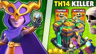 Most ULTIMATE TH14 Super WItch Attack Strategy!! Best (TOP 2) Th14 Super Witch Attacks