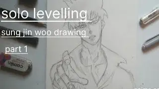 Solo leveling sung jin woo drawing part 1 #outline part full video