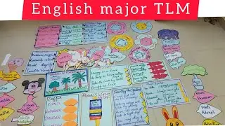English major 6th, 7th, 8th, 9th matching board, continous cards, flip cards, rotating charts