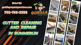 Gutter Cleaning And Repair In Summerlin | Gorilla Property Services Summerlin