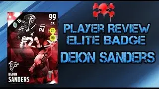 Elite Badge Primetime Deion Sanders Review  - MUT Madden 16