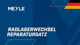 DE | Radlagerwechsel | MEYLE-Reparatursatz