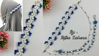 Easy beaded jewelry / Konektor masker mutiara 2 fungsi / Strap masker mutiara